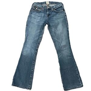 True Religion Boys Billy Bootcut Jeans – Size 12 – Flap Pockets, Classic Fit